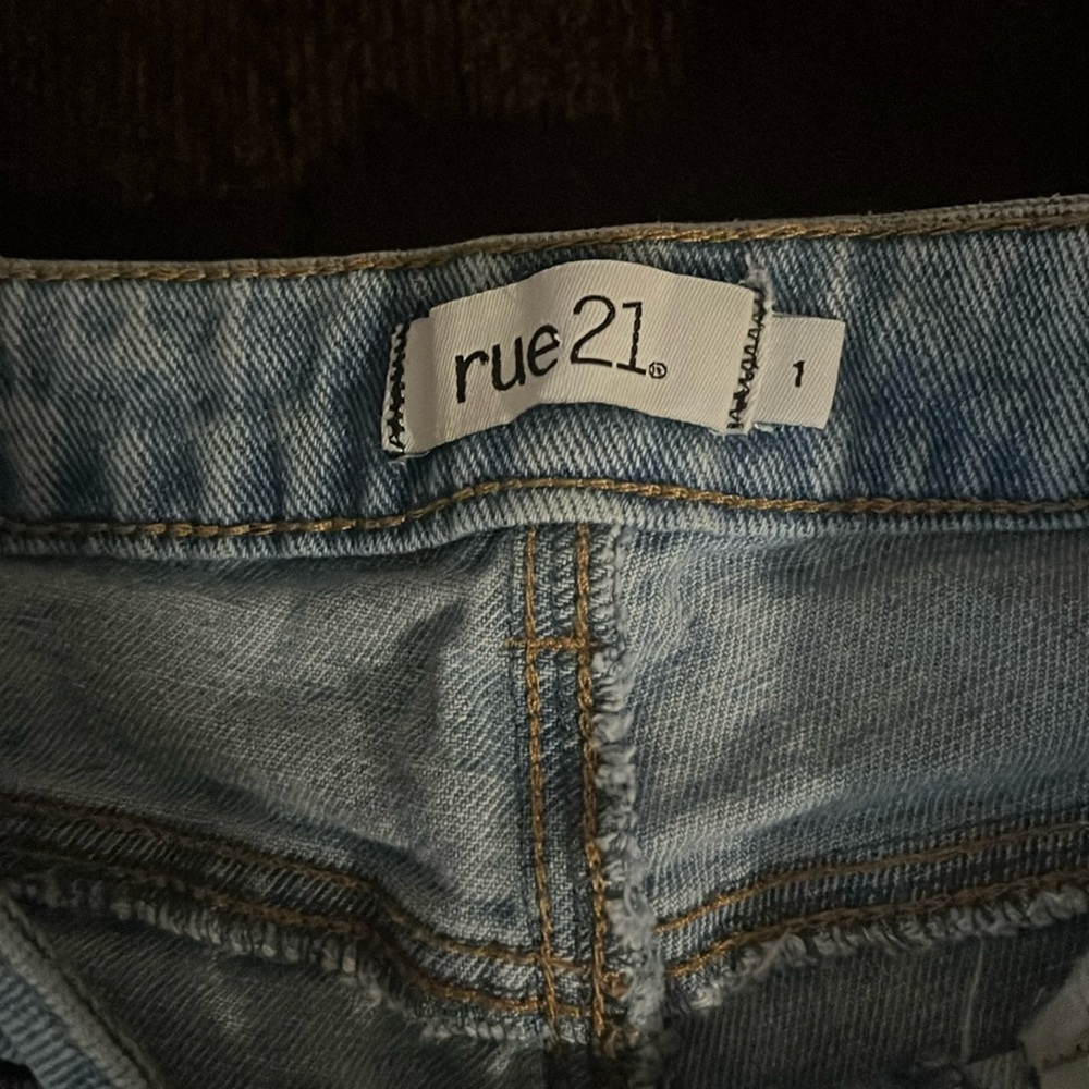 Rue 21 wide leg ripped jeans